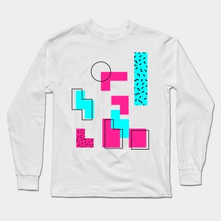 Geometric Tetris Long Sleeve T-Shirt